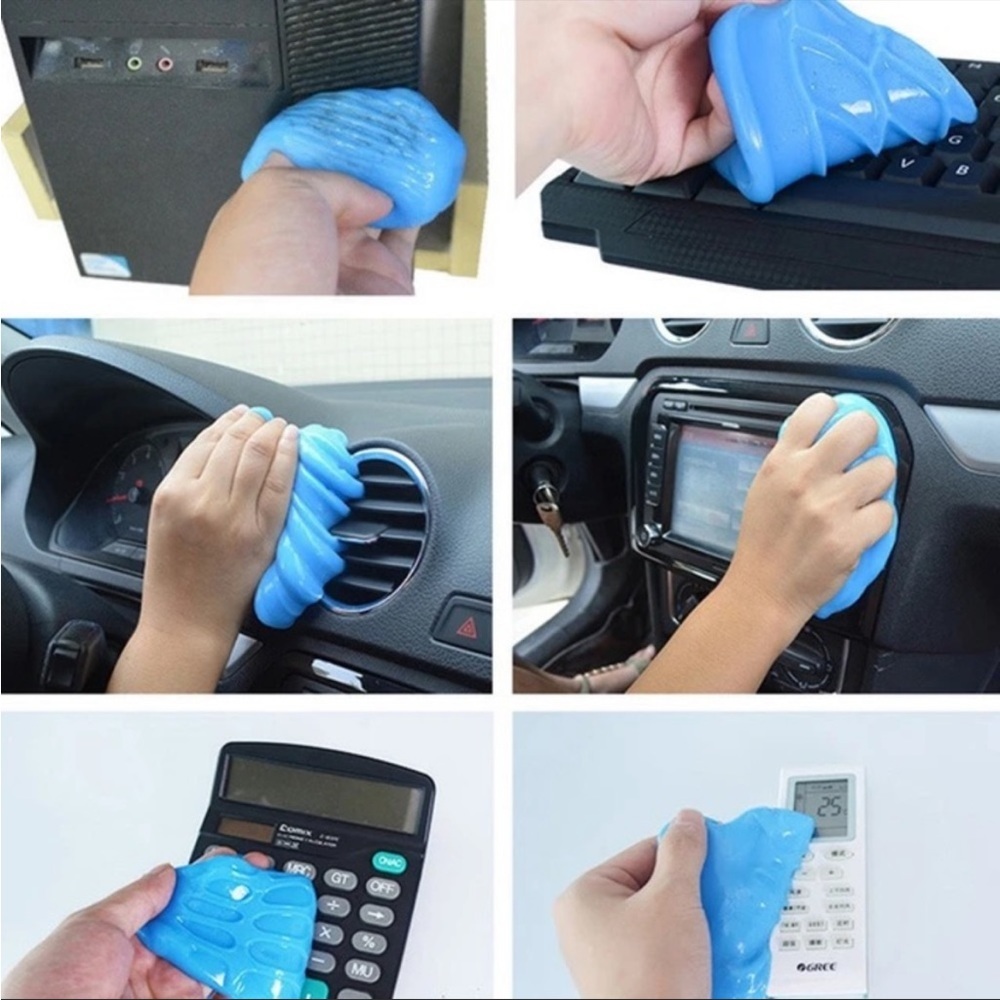 Cleaning Gel for Car Detailing Kit. Supplies Putty Cleaner Air Ven/all electrics